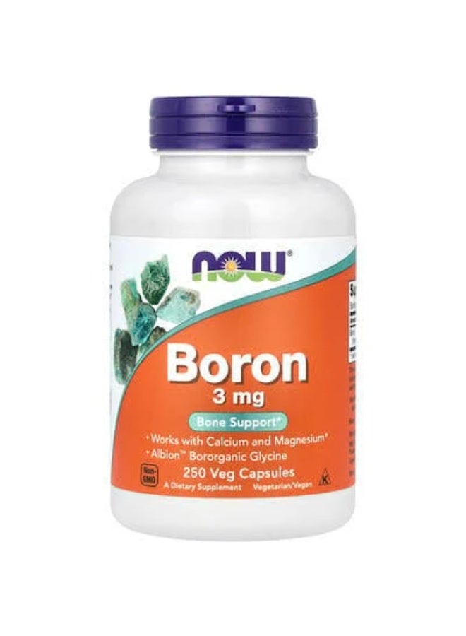 Now Foods Boron 3 mg